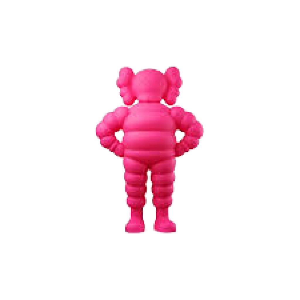 kaws chum vinyl figure pink by youbetterfly